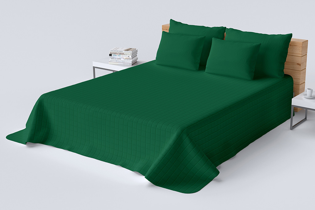 domtextilu.sk Kvalitný prehoz na posteľ zelenej farby Šírka: 200 cm | Dĺžka: 220 cm 47152-218618