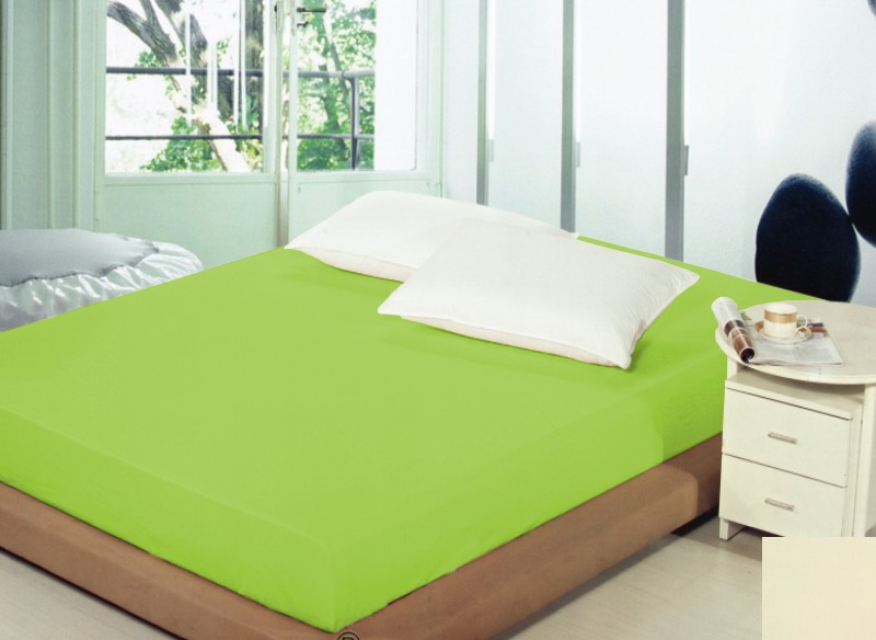 Svetlo zelené plachty na postele Zelená Zelená Šírka: 200 cm | Dĺžka: 220 cm