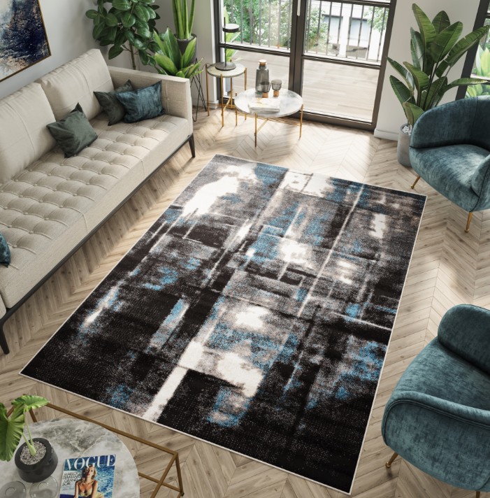 domtextilu.sk Moderný koberec s batikovaným vzorom 61322-236086