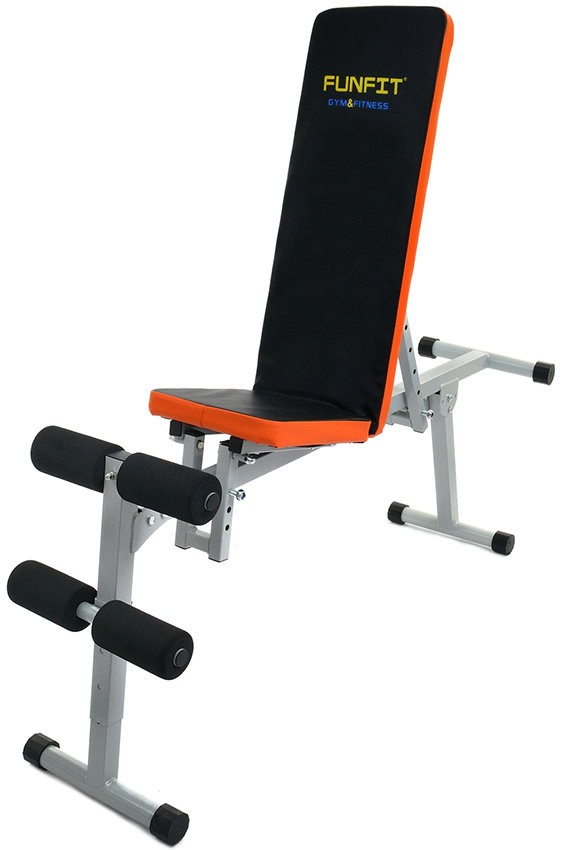 FUNFIT Polohovateľná lavica na cvičenie do 100 kg