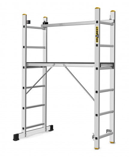 DRABEST Rebríkové hliníkové lešenie 2x6