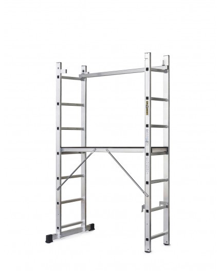 DRABEST Rebríkové hliníkové lešenie 2x7