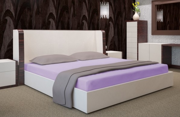Svetlofialové plachty na postele Fialová Fialová Šírka: 160 cm | Dĺžka: 200 cm