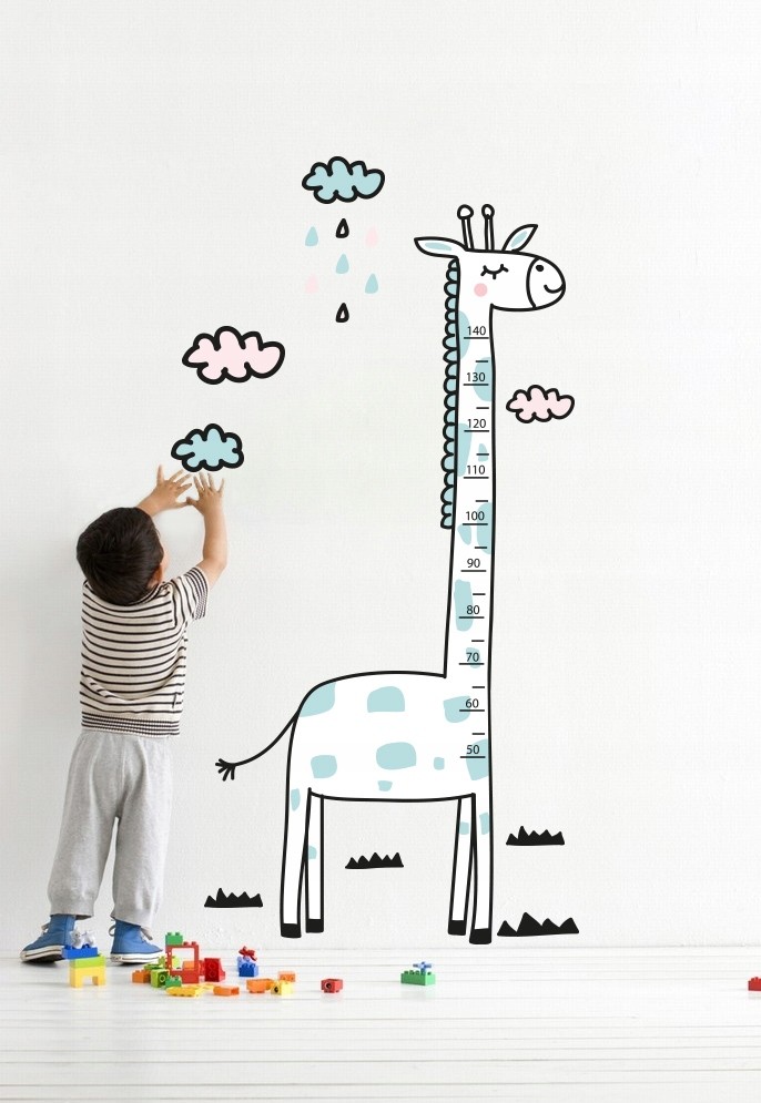 domtextilu.sk Okúzľujúca nálepka na stenu meter Žirafa 170 x 79 cm 42079  