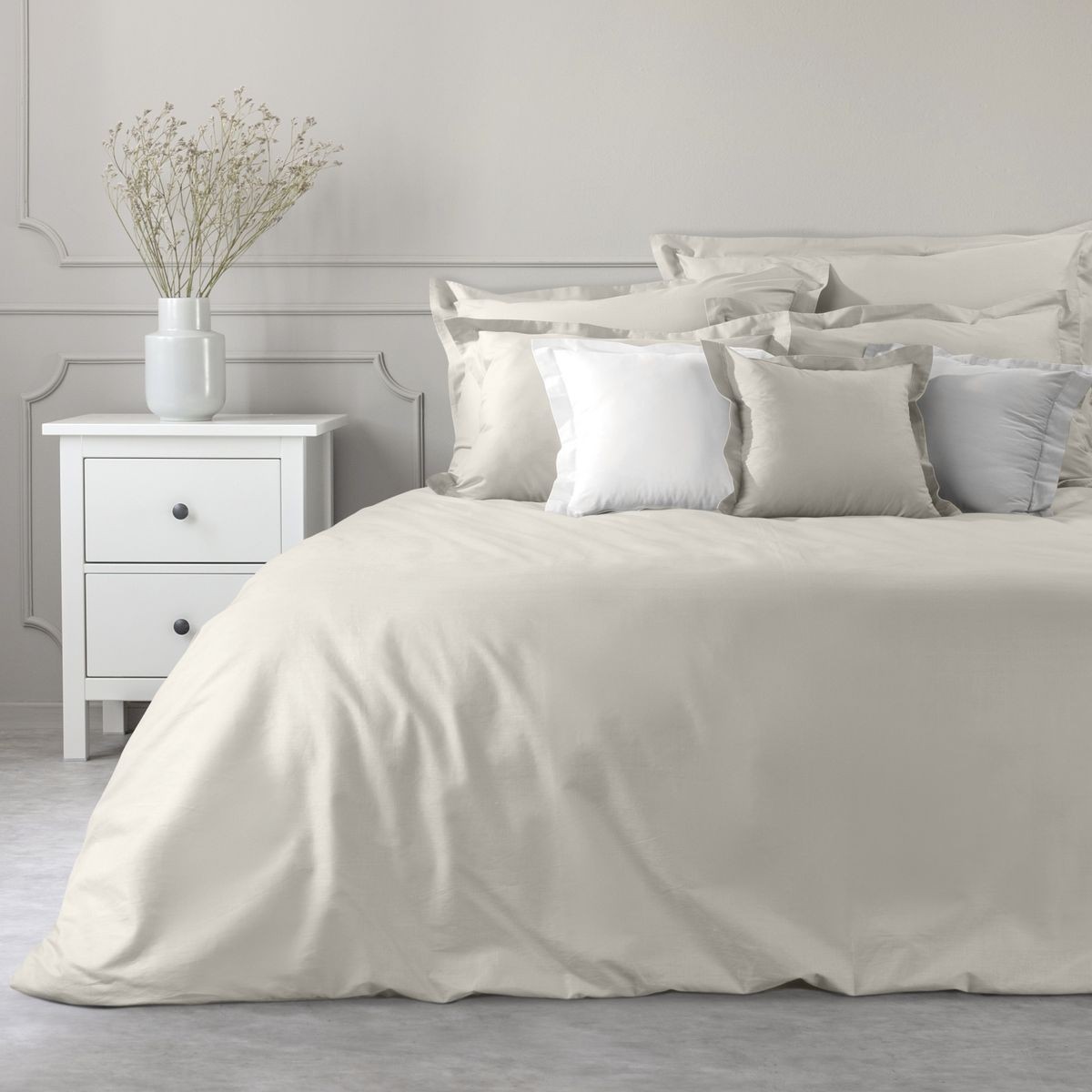 domtextilu.sk Kvalitná bavlnená posteľná obliečka na palón v béžovej farbe 44689-208623