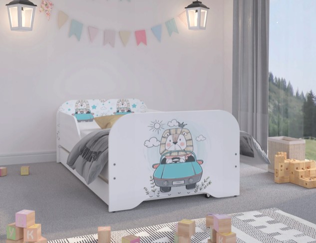 domtextilu.sk Kvalitná detská posteľ s levíkom 140 x 70 cm 46367