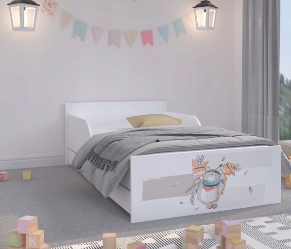 domtextilu.sk Rozkošná detská posteľ 160 x 80 cm so zvieratkami 46716