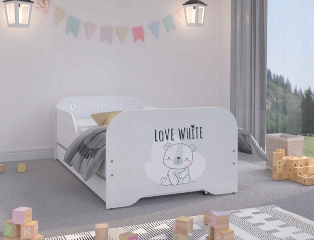 domtextilu.sk Úchvatná detská posteľ s rozkošným medvedíkom 160 x 80 cm 46830
