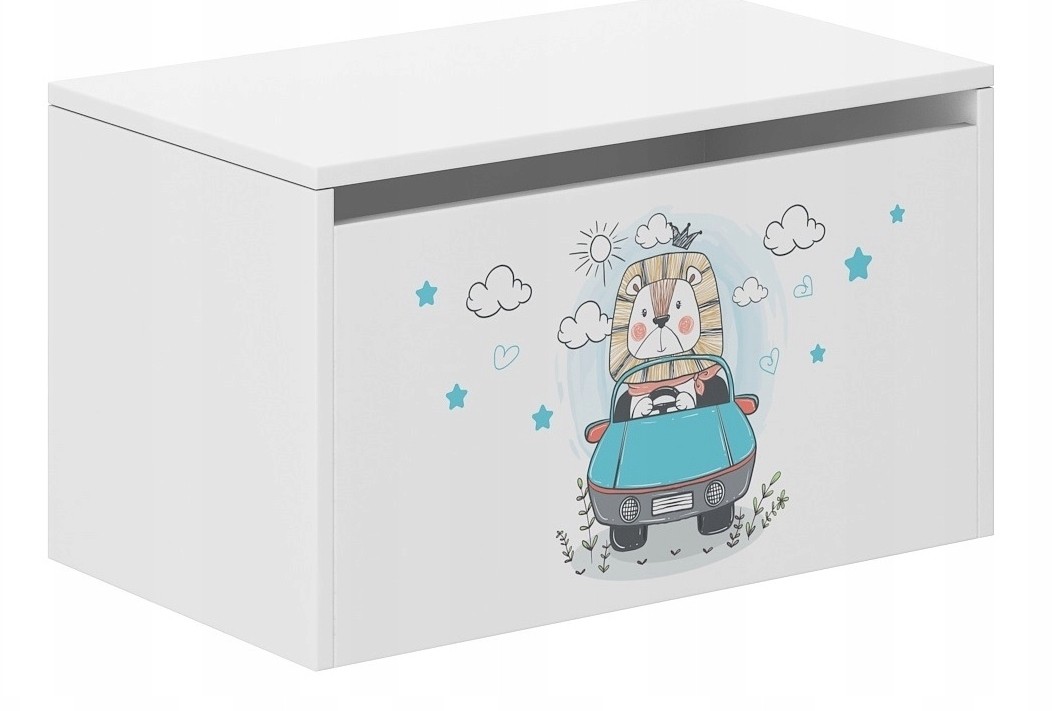 E-shop Detský úložný box s nádherným levíkom 40x40x69 cm