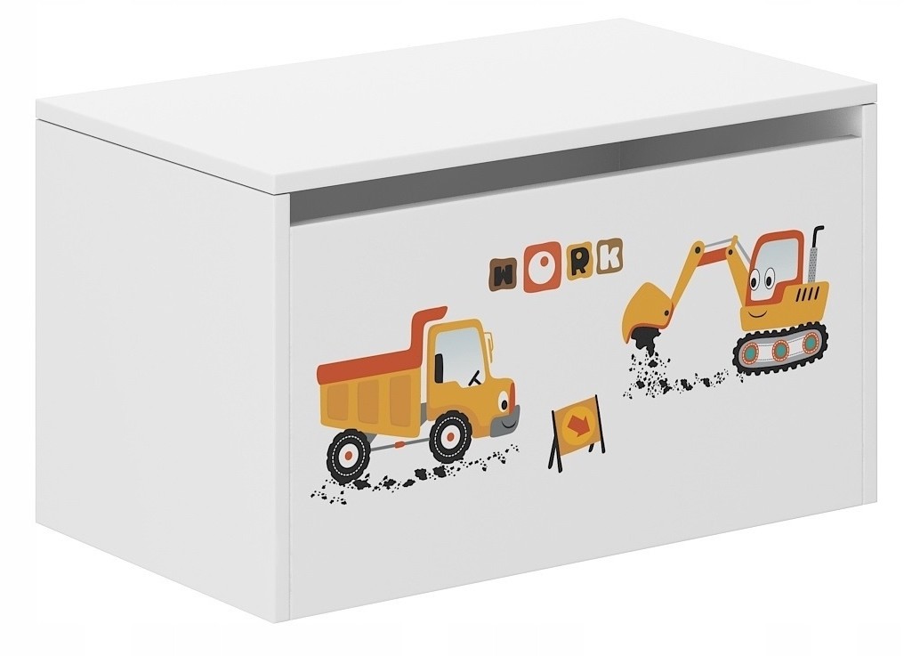 E-shop Detský úložný box pre malých stavbárov 40x40x69 cm