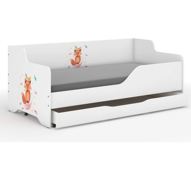 E-shop domtextilu.sk Detská posteľ s milou líškou 160x80 cm 52455
