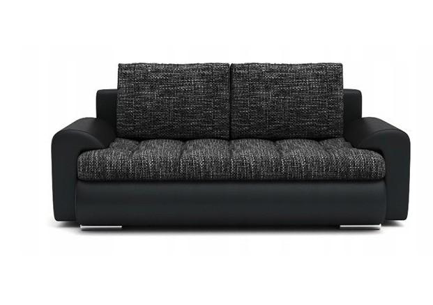 E-shop Luxusná pohovka čiernej farby 156 cm