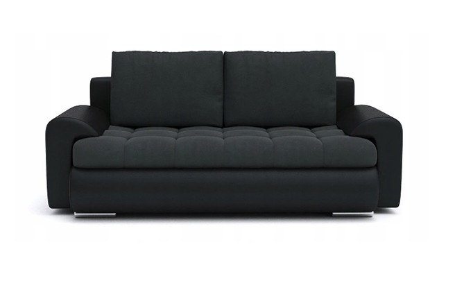 E-shop Luxusná pohovka tmavo čiernej farby 156 cm