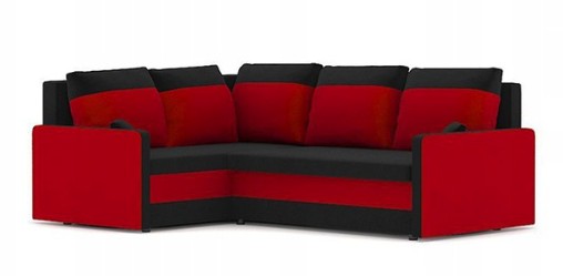 E-shop domtextilu.skRohová sedacia súprava MILTON v červenej farbe 225 x 175 cm