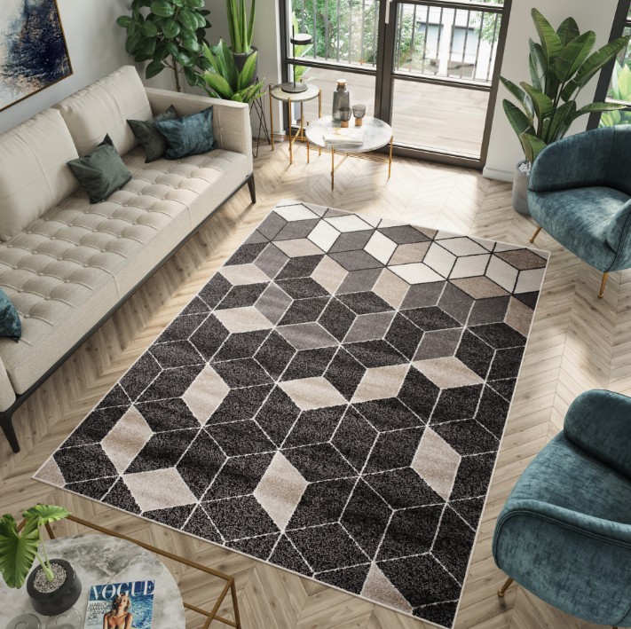 domtextilu.sk Moderný koberec fiesta s geometrickým vzorom 61320-236071