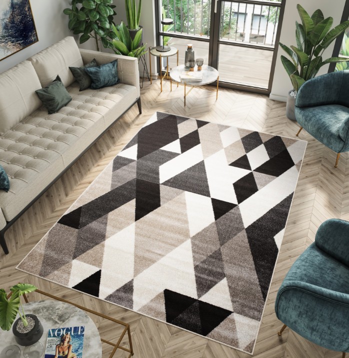 domtextilu.sk Moderný koberec s farebným vzorom 61324-236098