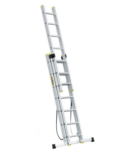 DRABEST Hliníkový rebrík PRO 3 x 7 priečok 