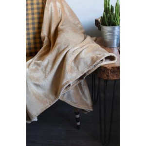 Dokonalo hebká deka v béžovej farbe 220x200 cm