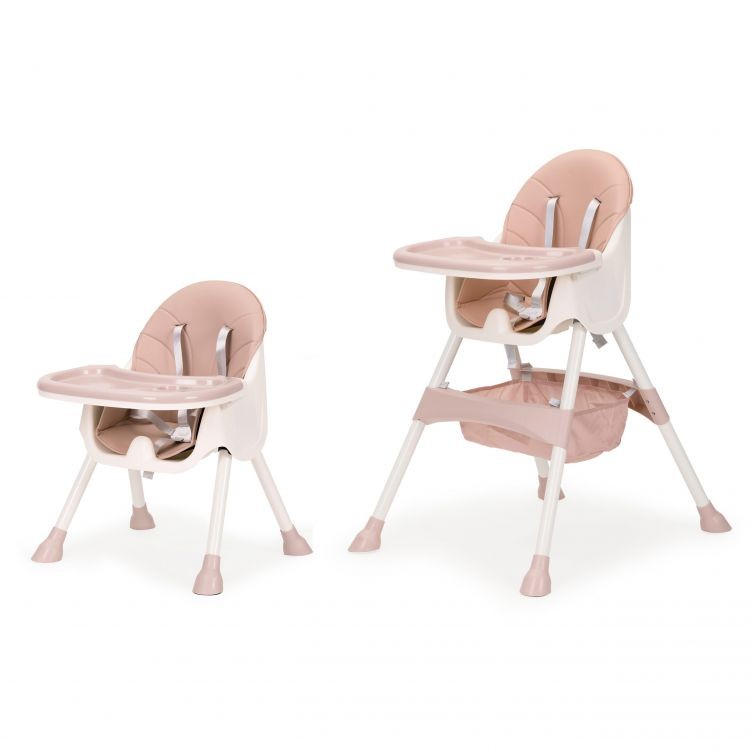 E-shop Ružová jedálenská stolička pre deti do 3r.