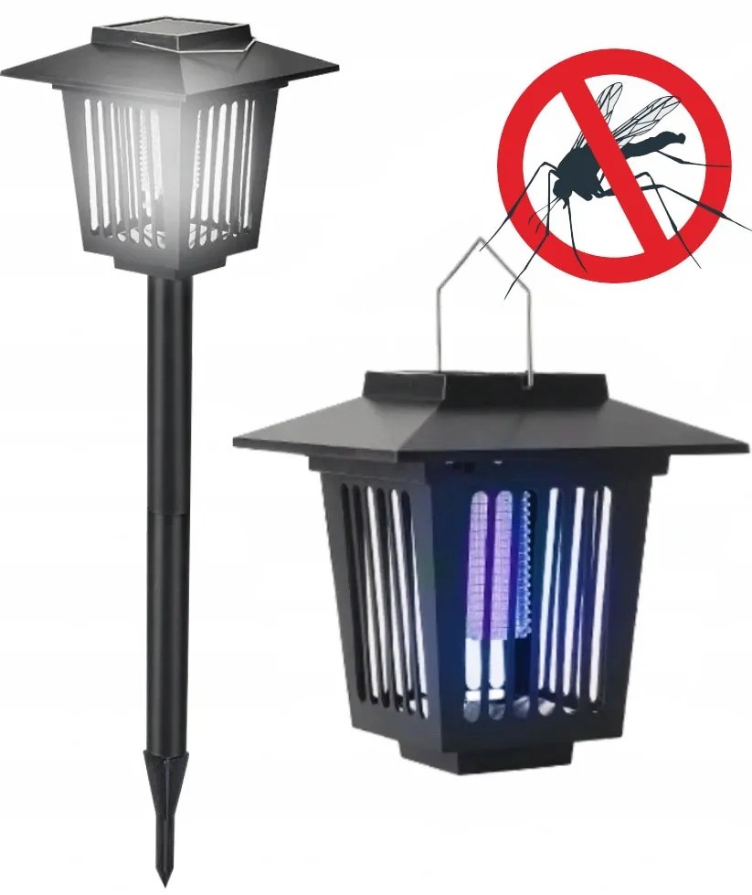 E-shop LED solárna lampa proti hmyzu