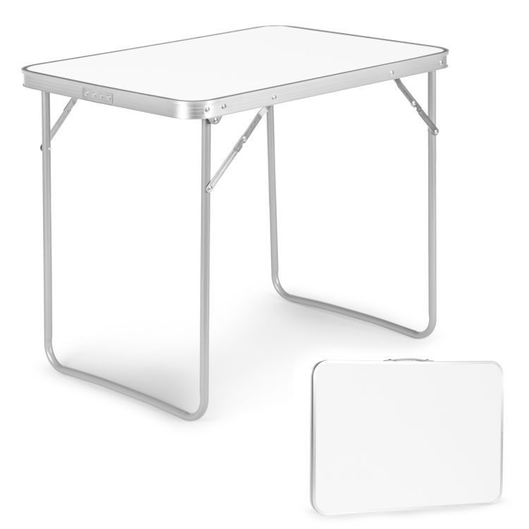 E-shop Skladací cateringový stôl 70x50 cm biely