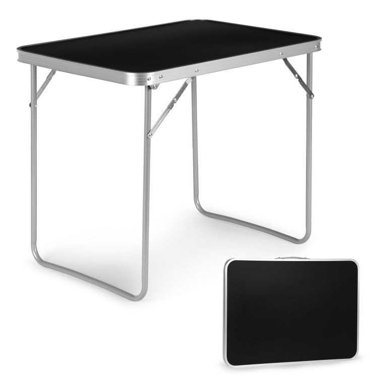 E-shop Skladací cateringový stôl 70x50 cm čierny