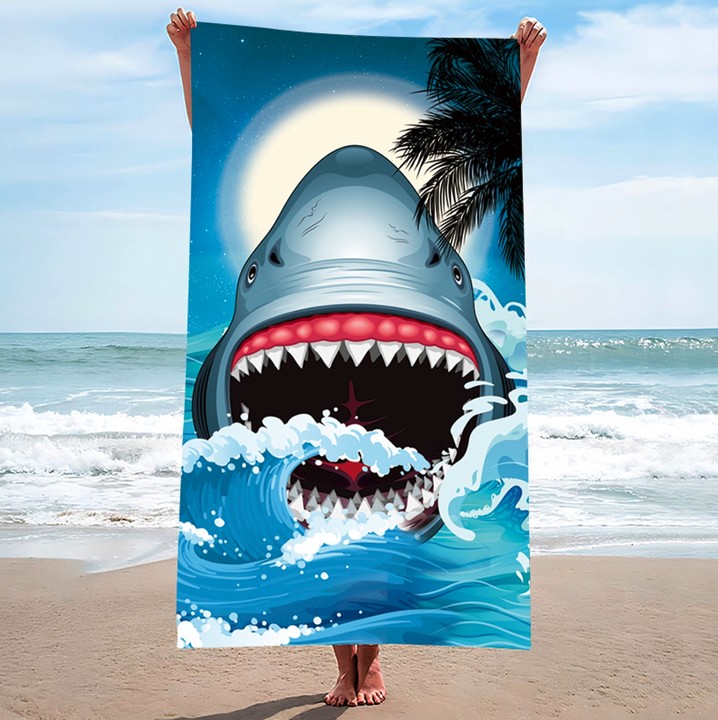 E-shop Plážová osuška so žralokom