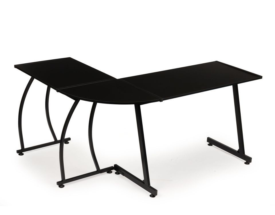 E-shop Moderný rohový stôl LOFT čierny