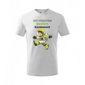 Vtipné tričko pre deti s kozmonautom