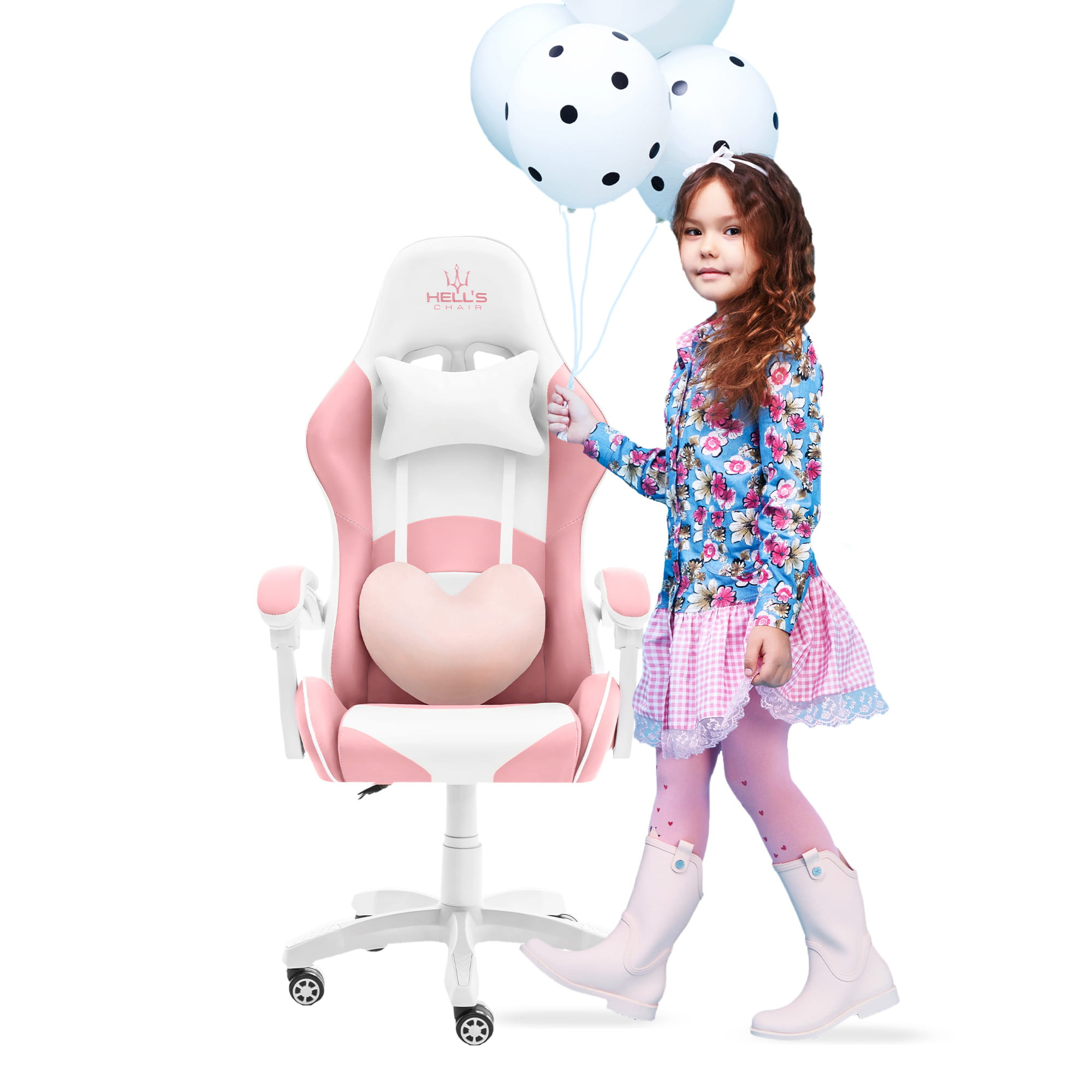 E-shop domtextilu.sk Detské herné kreslo v ružovej farbe pre dievča KIDS Pink- White 70704