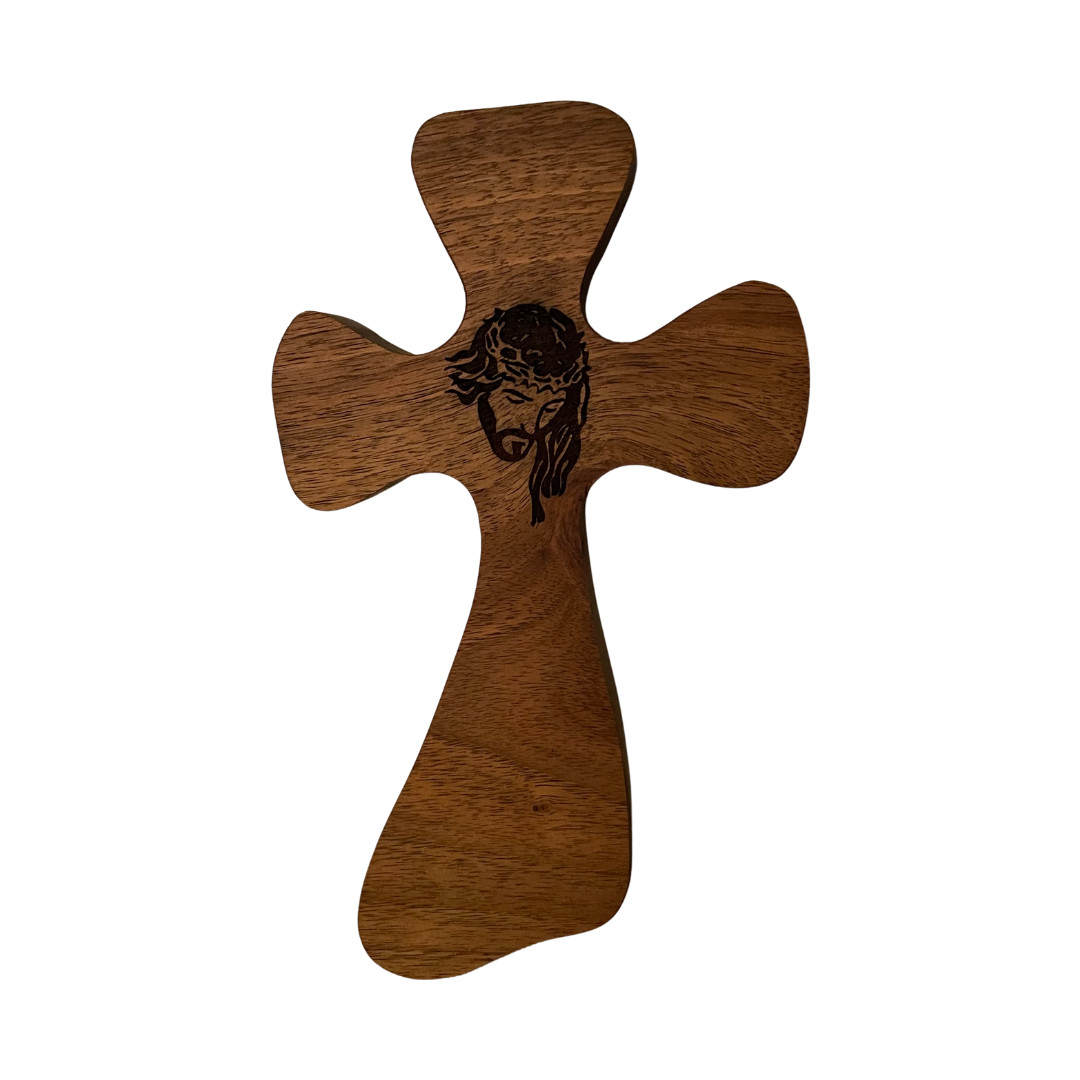 E-shop Drevený krížik s Ježišom 24 x 14 cm