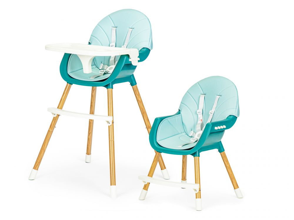 E-shop Detská modrá stolička na kŕmenie 2v1