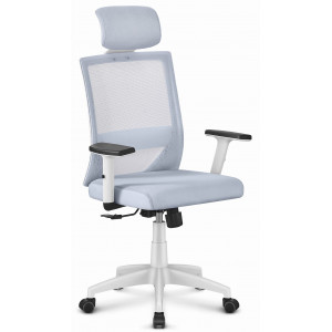 Otočná kancelárska stolička HC-1021 Grey Mesh