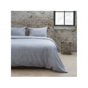 Sivé posteľné obliečky s malými bodkami 200x220 cm