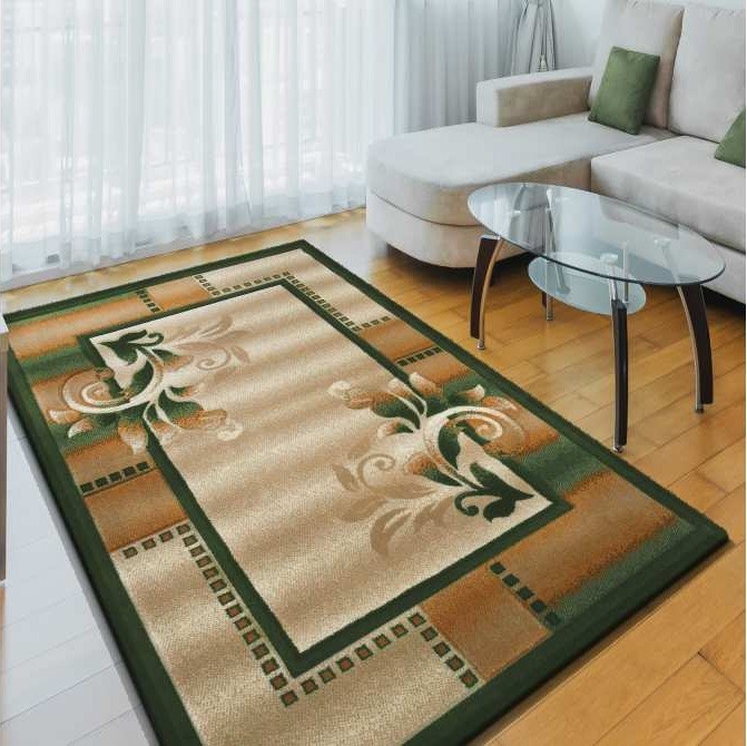DomTextilu Kusový koberec v zelenej farbe 13033-38416