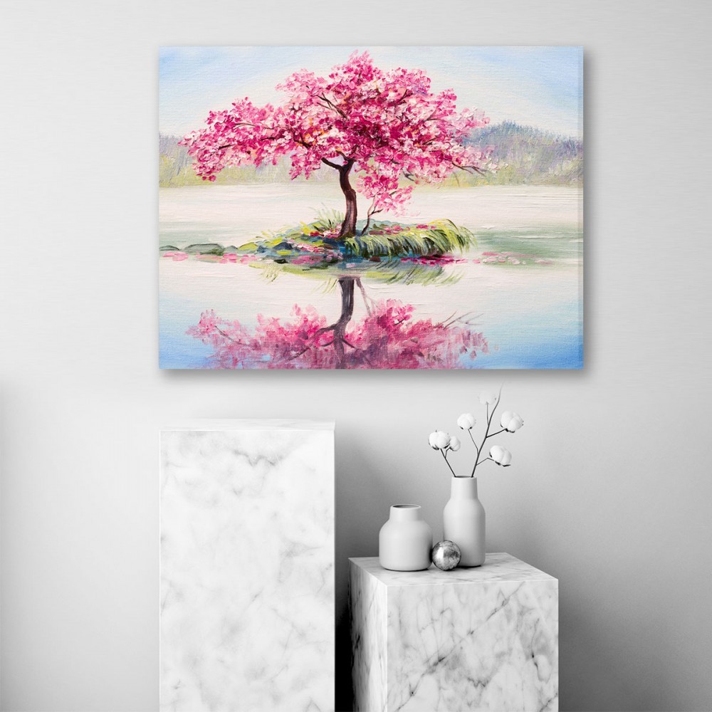 E-shop Farebný obraz na stenu s motívom stromu