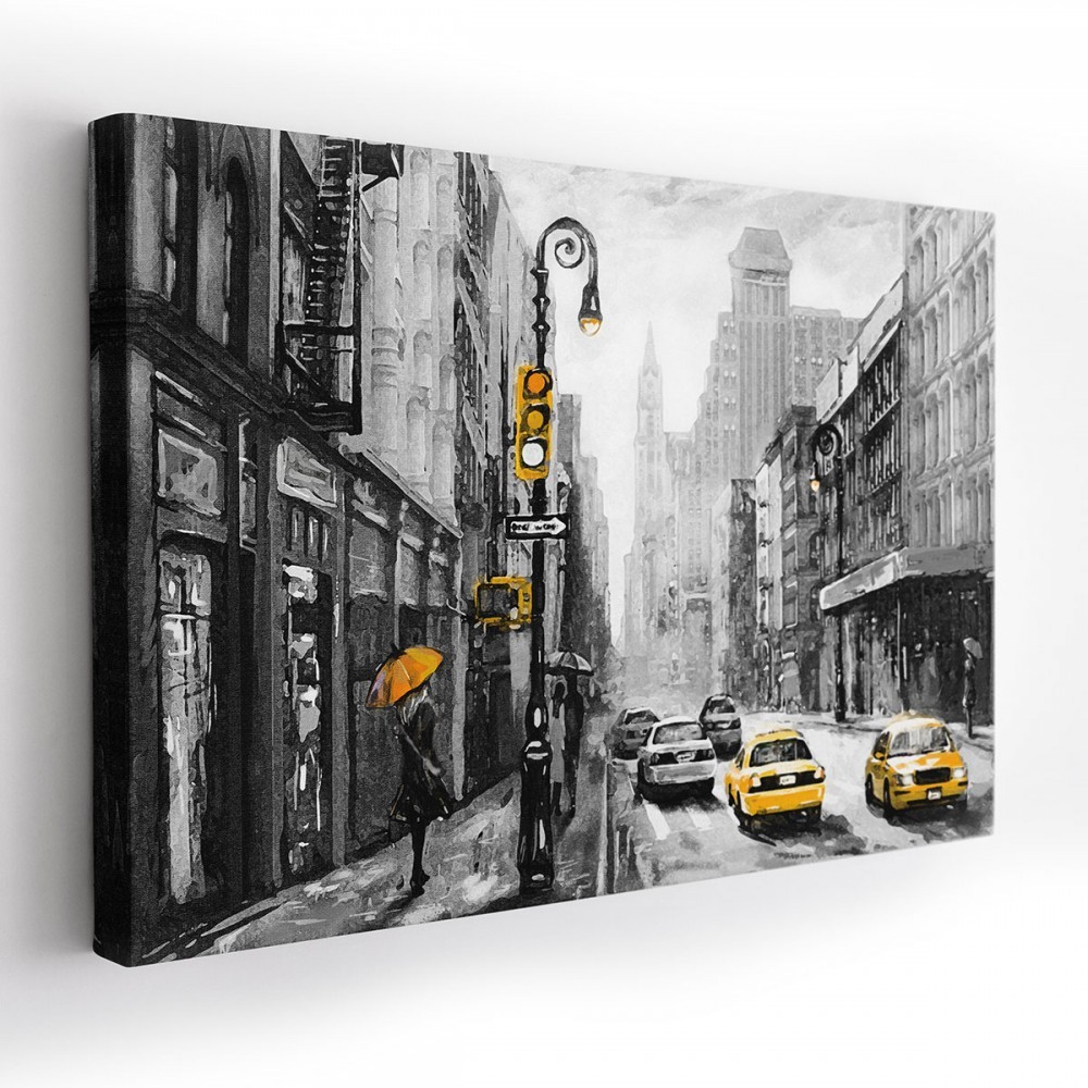 E-shop Moderný obraz na stenu na plátne s motívom ulice