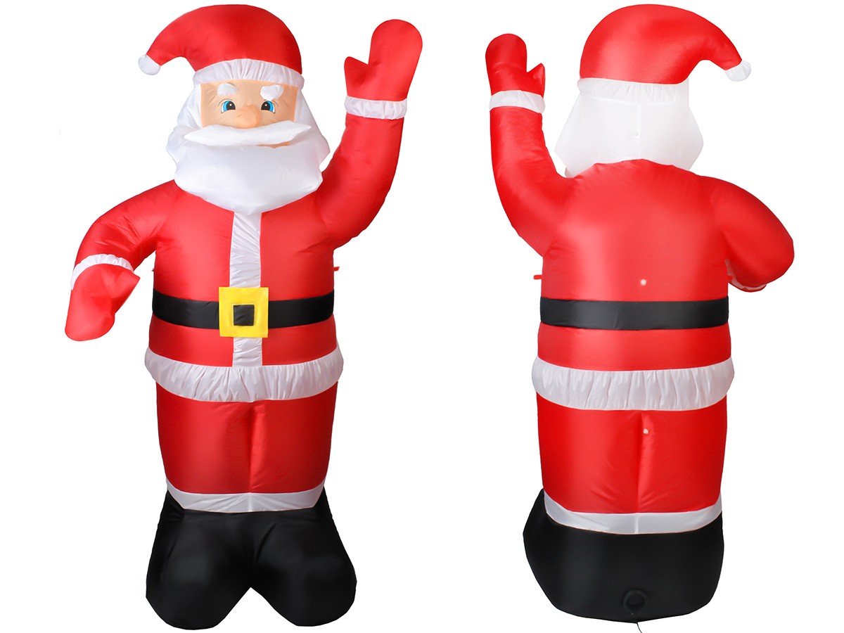 E-shop domtextilu.sk Vianočná dekorácia nafukovací mikuláš s LED osvetlením 180 cm 32268