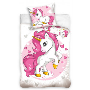Detské bavlnené posteľné obliečky Pony 