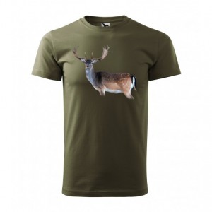 Poľovnícke tričko s motívom daniela