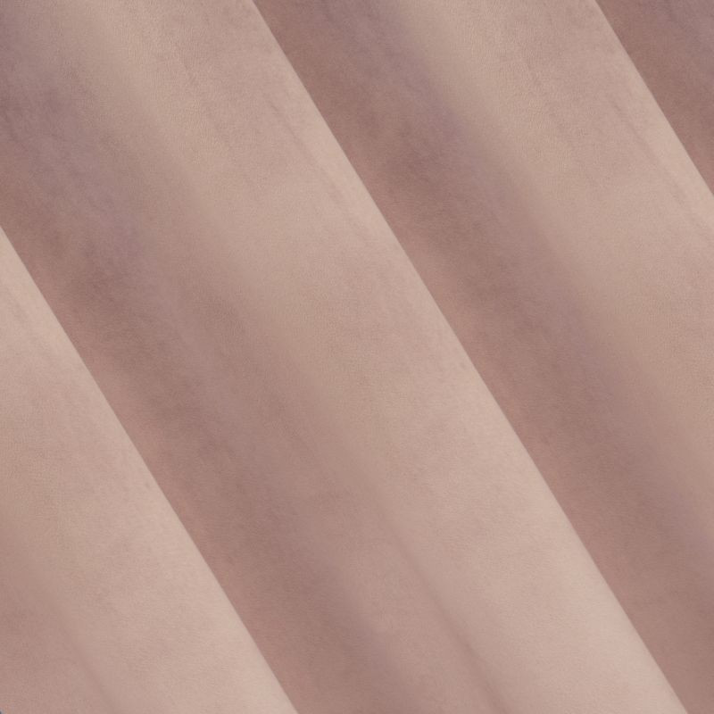 Ružové zatemňovacie závesy s aplikáciou v hornej časti 140x250 cm