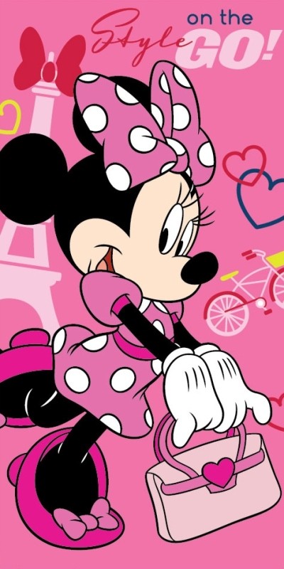 E-shop Detský uterák s motívom Minnie Mouse RDC8 Šírka: 70 cm | Dĺžka: 140 cm