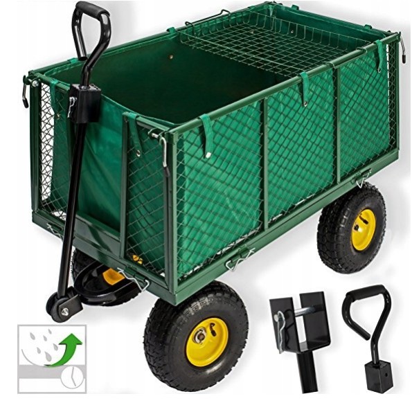 E-shop Ekspand DomTextilu Kvalitný záhradný vozík na nafukovacích kolesách 3v1
