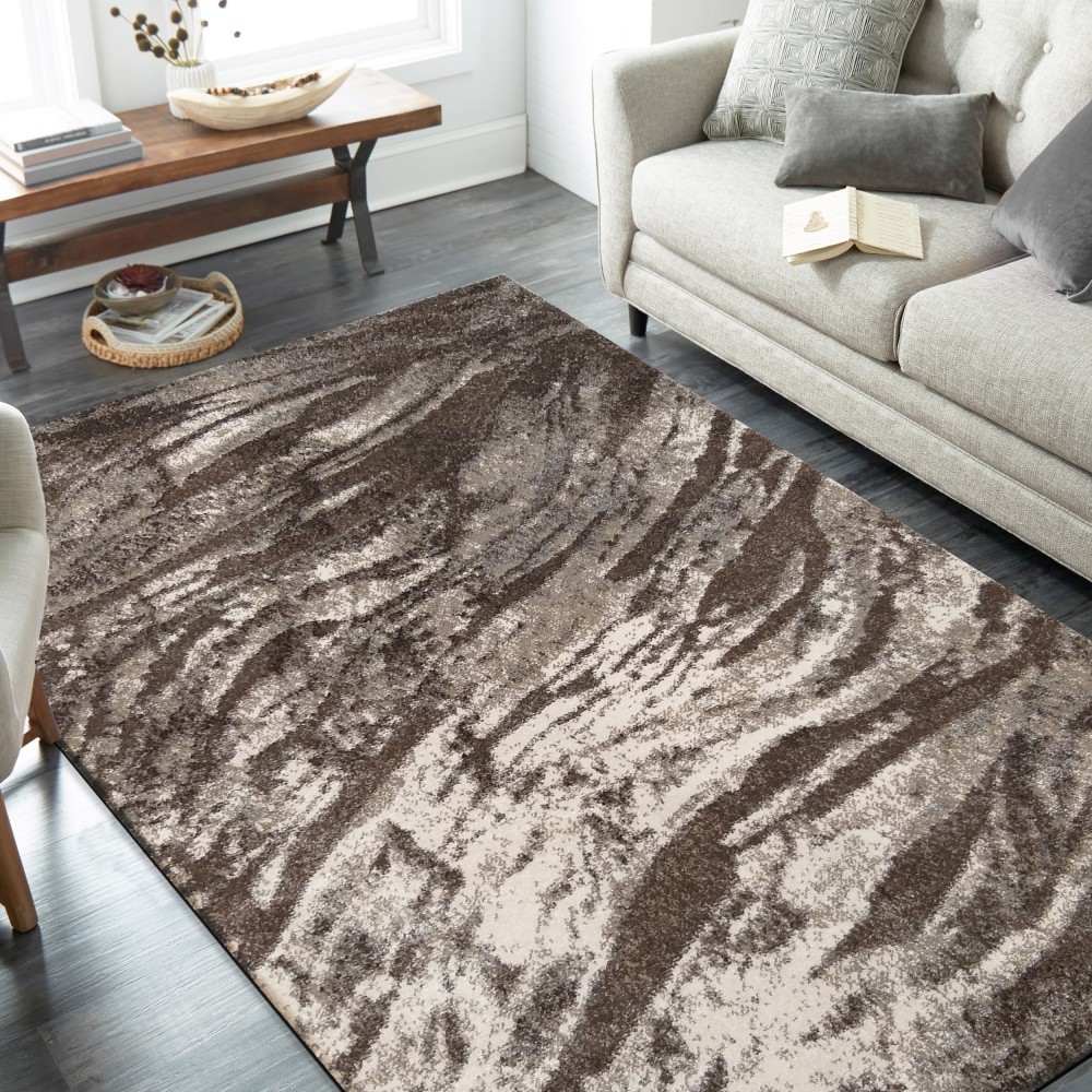 DomTextilu Praktický koberec do obývačky s jemným vlnitým vzorom v neutrálnych farbách 44525-208217