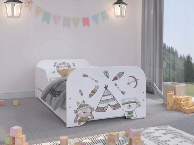 domtextilu.sk Kvalitná detská posteľ 140 x 70 cm s detským indiánskym motívom 46355