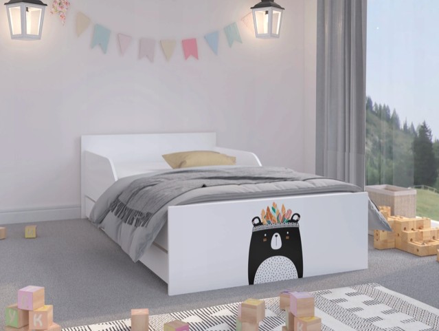 domtextilu.sk Kvalitne spracovaná detská posteľ  s medveďom 160 x 80 cm 46729